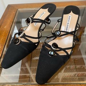 Manolo Blahnik Strappy Heel Sandals